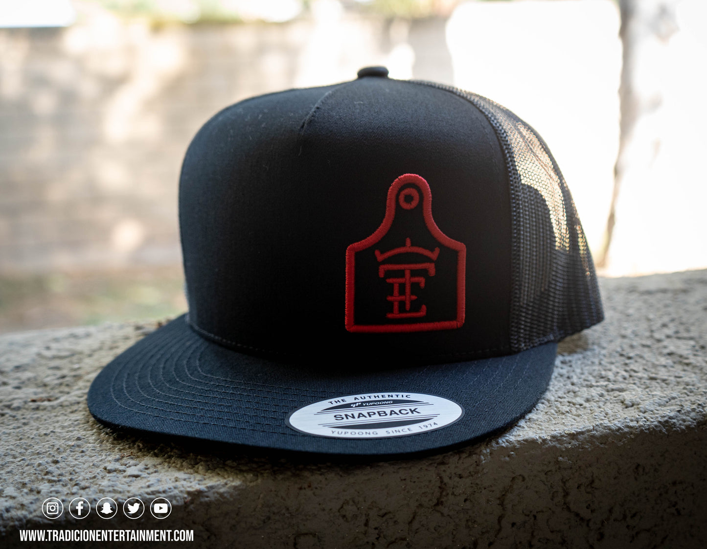 Red and Black Arete Hat