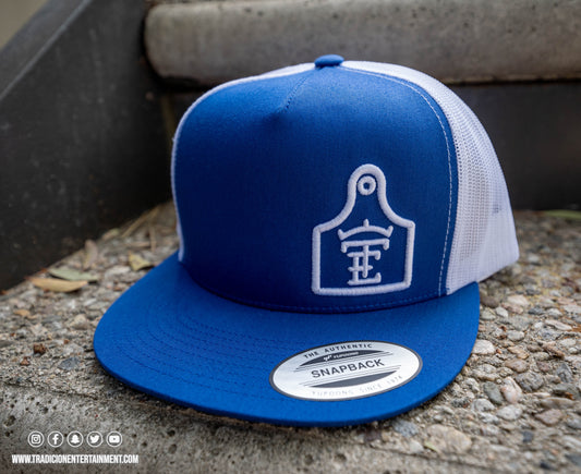 Blue and White Arete Hat