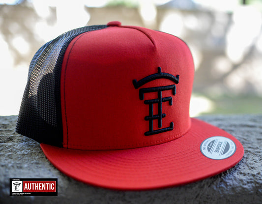 Red and Black TE Hat