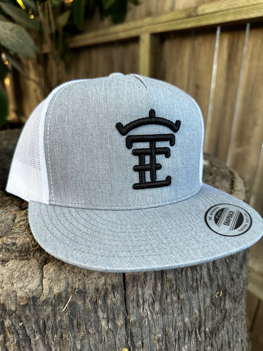Tradicion Brand Hat Black And Heather Gray
