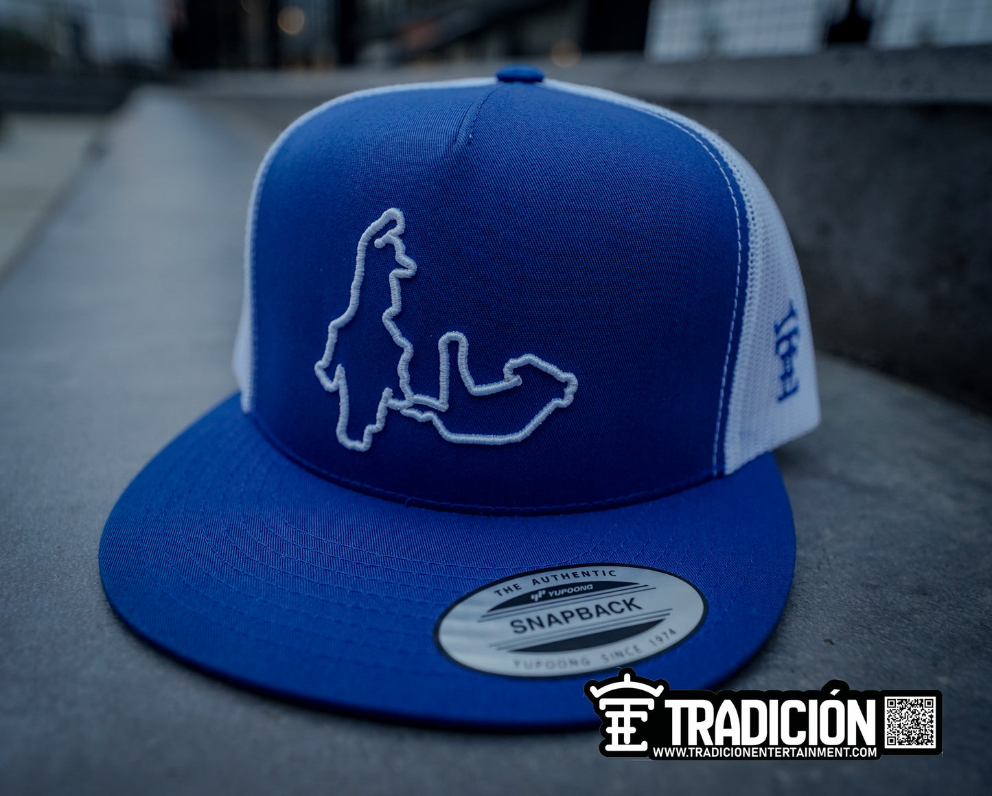 Blue and White Coleador Hat